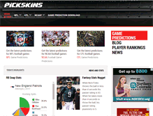 Tablet Screenshot of pickskins.com